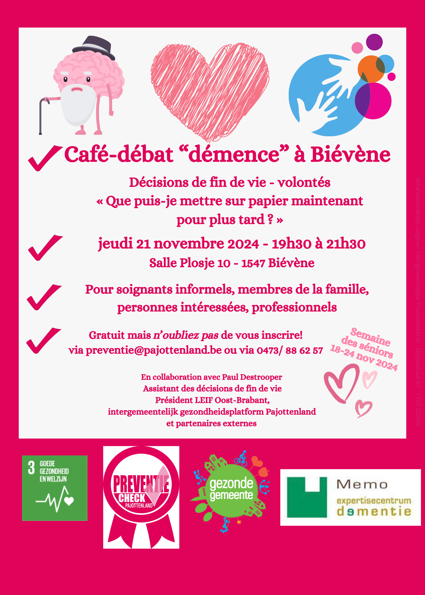 Café débat 'démence'